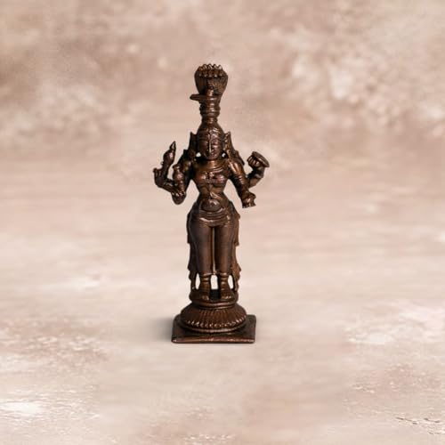 Standing Mari Amma Idol 90gm | Pure Copper