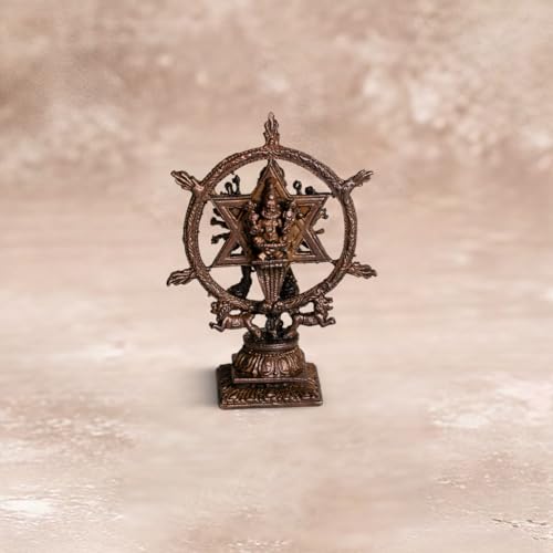 Sudarshan Chakra Idol 145gm, Pure Copper