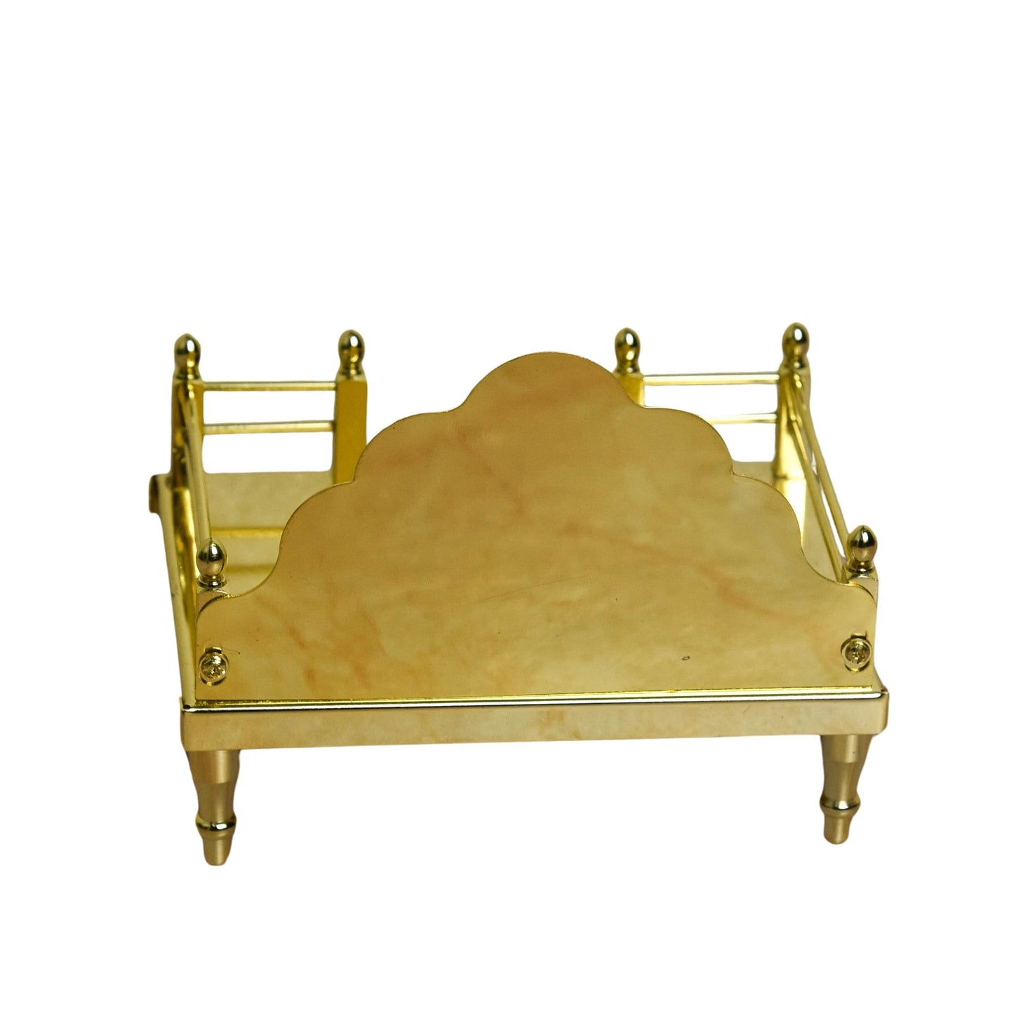 Pure Brass Singhasan for Laddu Gopal | 3.25 Inches | 125gm