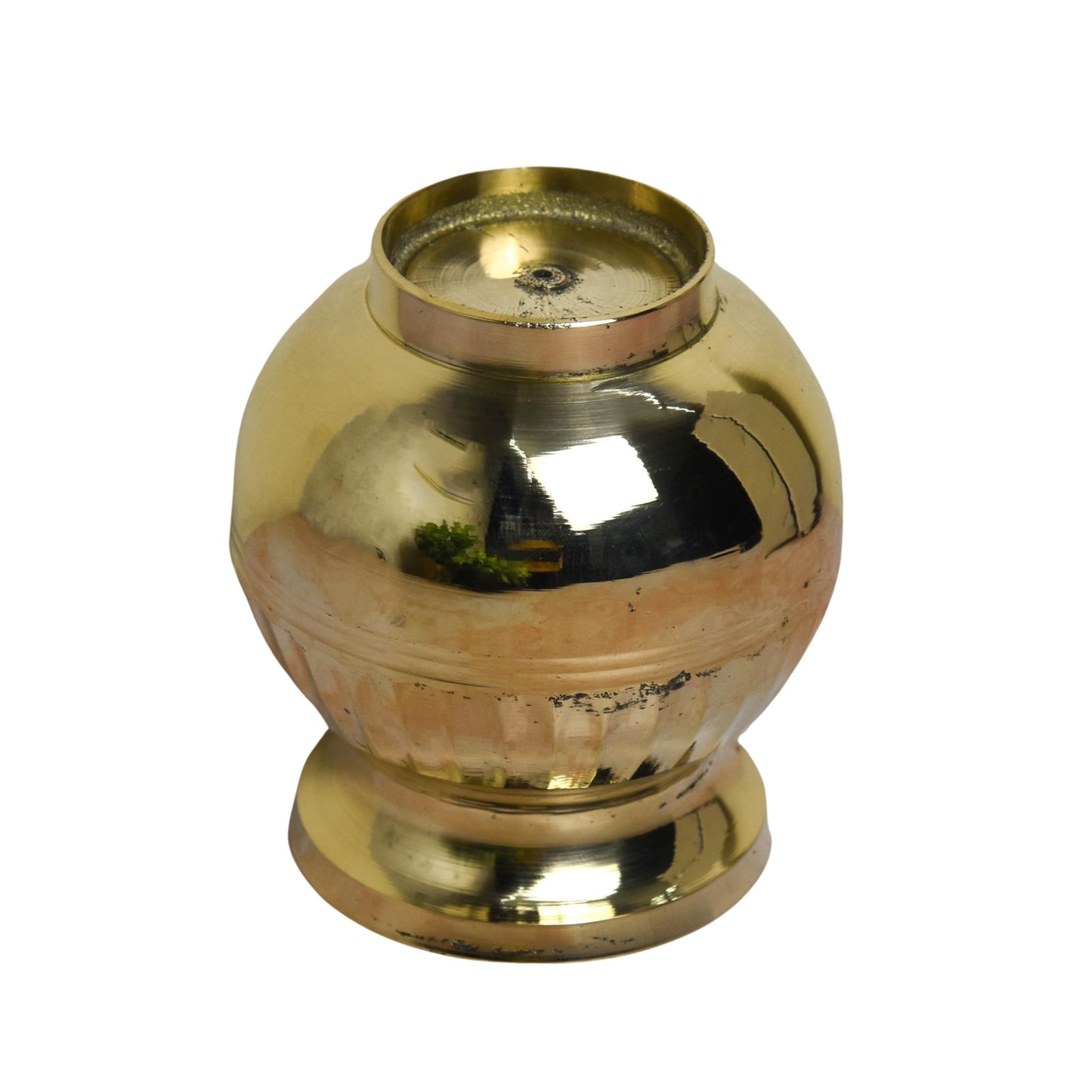 Pure Brass Lota Kalash | 4 Inches, 210gm (Pack of 1)