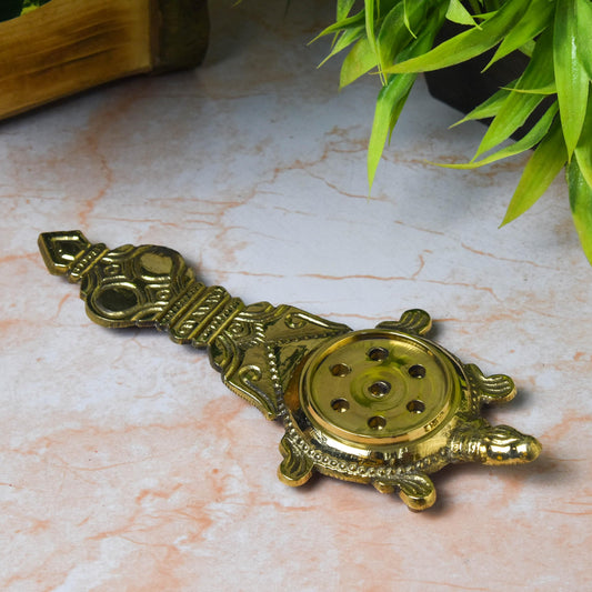 Pure Brass Kurma Aarti | Tortoise Design | 135 Grams, Pack of 1 Piece