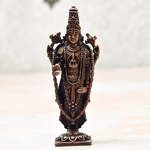 Handmade Copper Balaji Idol Spl 3.25 inches