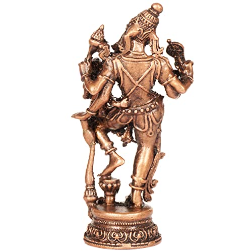 Handmade Copper Bhu Varaha Lakshmi Idol Bhimonee Decor