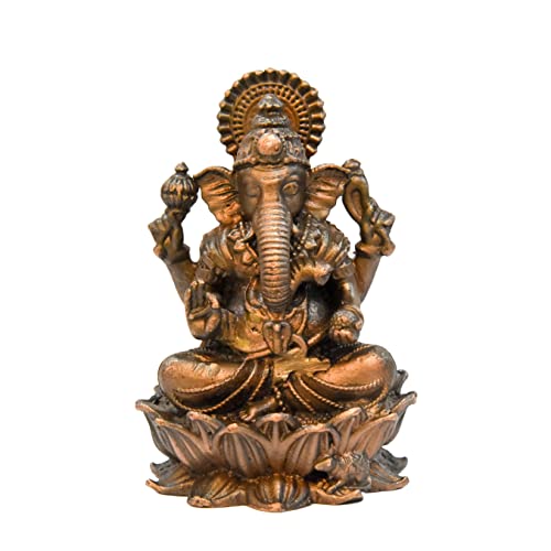 Handmade Copper Ganesha Idol 2.3 inches