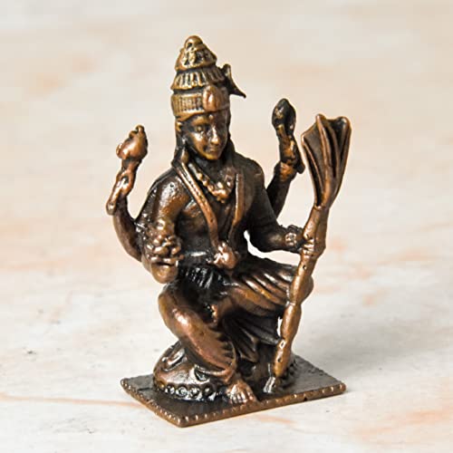 Copper Rajarajeshwari Idol, 1.75 inches, 40 Grams, Pack of 1 Piece