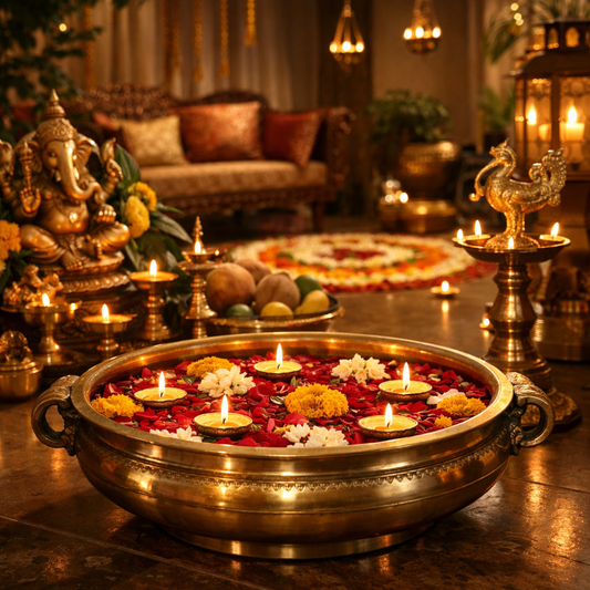 Brass Urali: A Timeless Symbol of Tradition, Prosperity and Elegant Home Décor