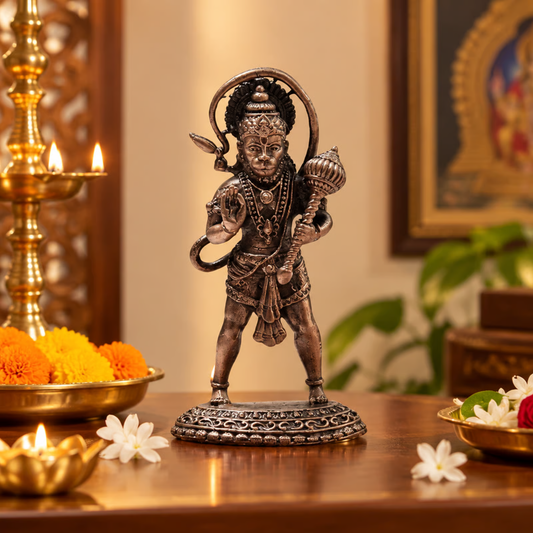 Bhimonee Decor Panchaloha Hanuman Idol: Sacred Symbol of Strength, Courage and Devotion