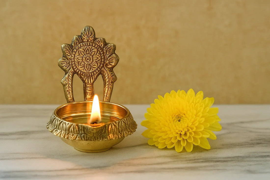 Shanku Chakra Diyas – Tradition and Quality with Bhimonee Decor