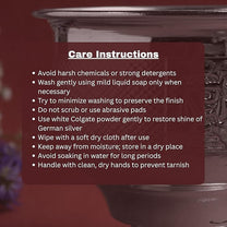 Panchwala 4 Bowl Murga Kumkum Holder | Silver finish
