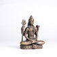 Meditating Shiva | 8 cm | 300gm Handmade Copper Idol | Antique Patina Finish | Lord Shiva Murti Statue