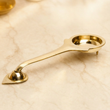 Pure Brass Aarti, Deep, Deepak, Diya for Pooja Purposes, 1 Inches, 140gm