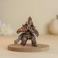 eg Down Garuda | 2 Inch/60 gm Handmade Copper Idol | Mini Garuda Murti for Pooja | Home Temple & Car Dashboard Decor