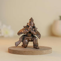 eg Down Garuda | 2 Inch/60 gm Handmade Copper Idol | Mini Garuda Murti for Pooja | Home Temple & Car Dashboard Decor