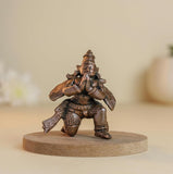 eg Down Garuda | 2 Inch/60 gm Handmade Copper Idol | Mini Garuda Murti for Pooja | Home Temple & Car Dashboard Decor