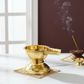 Brass Som Sutra Stand | 20 cm (7.5 Inch), 380 gm Traditional Handcrafted Brass Abhishekam Stand for Shivling & Pooja