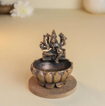 Varahi Urli 160gm | 2.3-Inch Handmade Copper Idol | Patina Antique Finish | Varahi Amman Urli for Pooja Ghar
