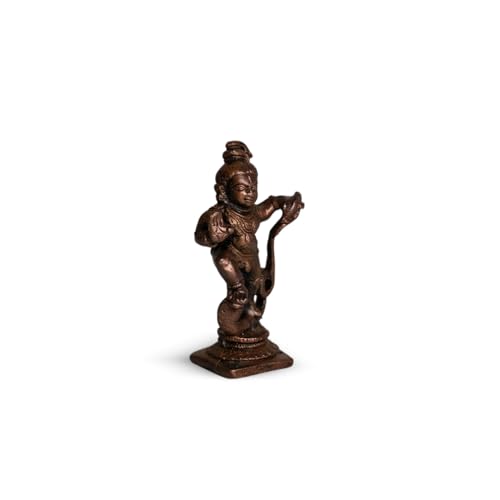 Kalinga Mardana Krishna Idol 40gm, Pure Copper