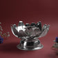 Rose Flower Kumkum Bowl Stand Metal Pooja Accessory for Home Mandir