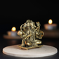 Sitting Panchmukhi Hanuman Panchloha Idol | Size 5 cm | Approx 150 Gram | Handmade Hindu Religious Statue for Home Temple and Pooja