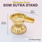 Brass Som Sutra Stand | 20 cm (7.5 Inch), 380 gm Traditional Handcrafted Brass Abhishekam Stand for Shivling & Pooja