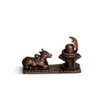 Nandhi Shivalinga Idol 200gm, Pure Copper