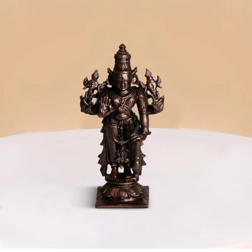 Vishnu Idol 220gm, Pure Copper