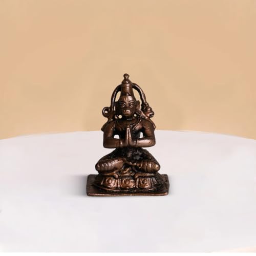 Sitting Hanuman Idol 120gm, Pure Copper