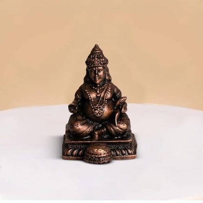Kubera Idol 320gm, Pure Copper