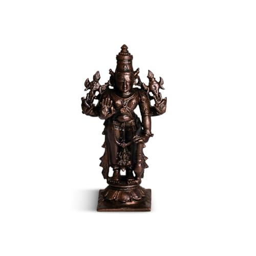 Vishnu Idol 220gm, Pure Copper