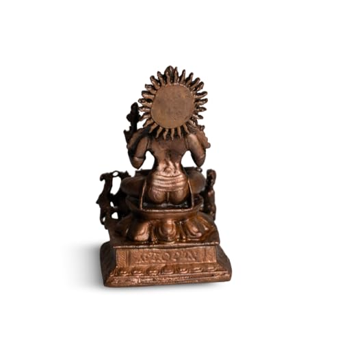 Surya Big Size Idol in Pure Copper, 520gm