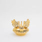 Brass Pooja Diya with Shankh Chakra & Namam | Handcrafted Golden Finish