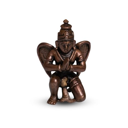 Leg Down Garuda Idol in Pure Copper, 330gm