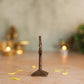 Lord Murugan Vel Idol | Antique Brass Finish Sacred Spear Murti on Stand