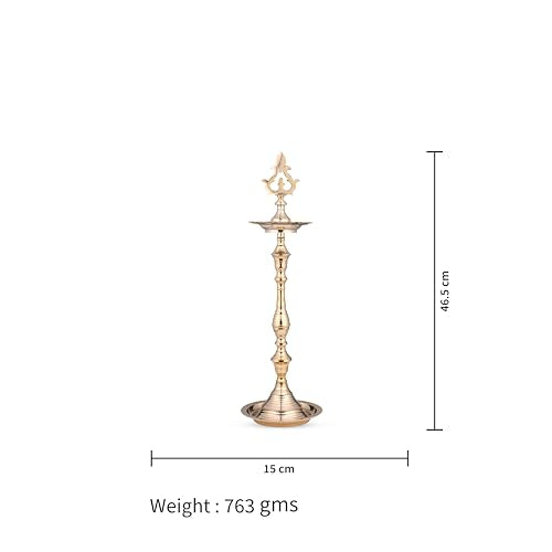 Padi Deepa – Brass Pooja Oil Lamp | Height- 46.5