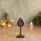Lord Murugan Vel Idol | Antique Brass Finish Sacred Spear Murti on Stand