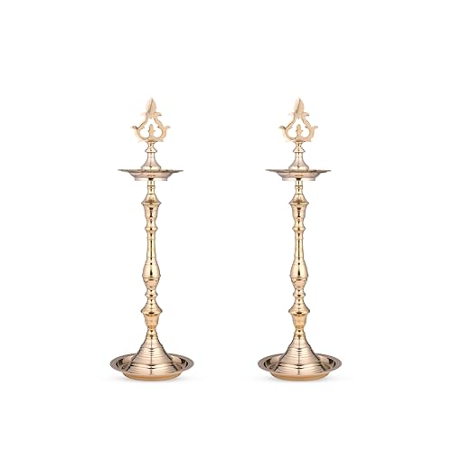 Padi Deepa – Brass Pooja Oil Lamp | Height- 46.5