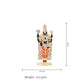 Gold-Plated Tirupati Balaji Stone Idol | 9 CM