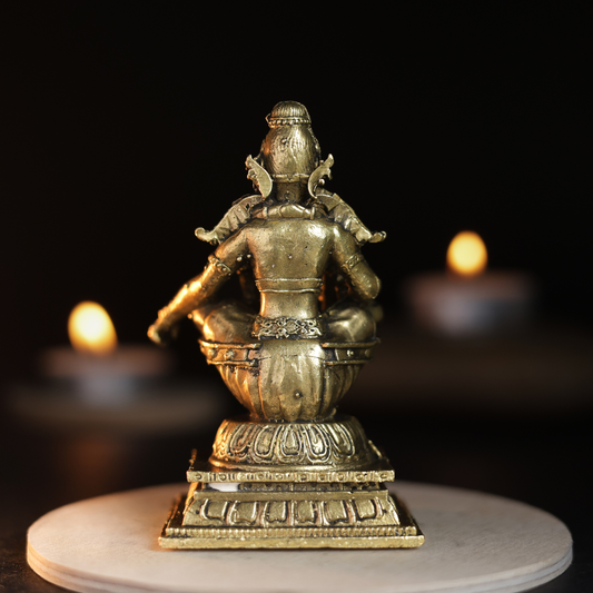 | Varahi Amman Panchaloha Idol | Handcrafted Mini Brass Finish | 7 cm Hindu Goddess idol