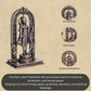 Prabavalli Ram Lala | 15 cm | 380gm Handmade Copper Idol | Antique Patina Finish | Lord Ram Murti Statue