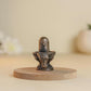 60 gm Shivalinga Nandi Mukha 1.3-Inch | Handmade Copper Idol with Antique Patina Finish | Shiva Lingam with Nandi Face
