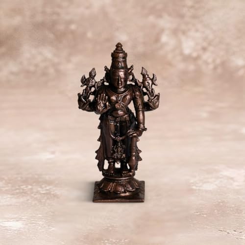 Vishnu Idol 220gm, Pure Copper