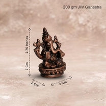 Ganesh Idol 200gm, Pure Copper