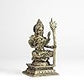 240 gm Rajarajeshwari Panchloha Idol | 3 Inches Height | Handmade Traditional Goddess Rajarajeshwari Religious Statue