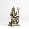 240 gm Rajarajeshwari Panchloha Idol | 3 Inches Height | Handmade Traditional Goddess Rajarajeshwari Religious Statue