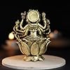Gayatri Devi Panchloha Idol | 3 Inches Height | 320 Gram Handmade Traditional Hindu Religious Statue