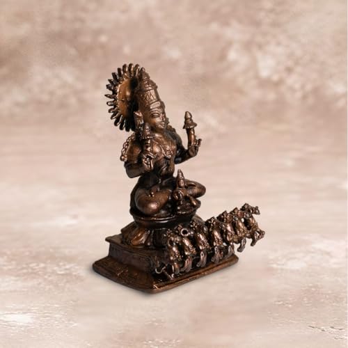 Surya Big Size Idol in Pure Copper, 520gm