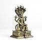 210 gm Sitting Vishnu Panchloha Idol | 8 CM Height | Handmade Traditional Lord Vishnu Religious Statue