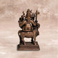 Shiva Parvati on Nandi Idol in Pure Copper, 460gm