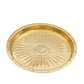 Brass Puja Thali | Traditional Gold Polish Thali for Aarti, Mandir, and Rituals
