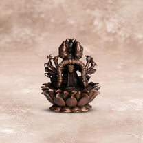 Gayatri Devi Idol in Pure Copper, 320gm